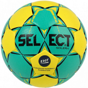 Piłka ręczna Select Solera Mini 0 EHF 2018 zielono-żółta 16155