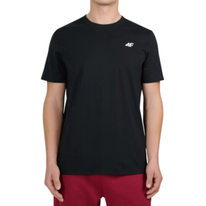 Koszulka męska 4F M3341 głęboka czerń 4FWMM00TTSHM3341 20S