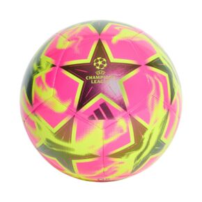 Piłka nożna adidas UCL Club 26/27 League Stage różowo-żółta KE9760