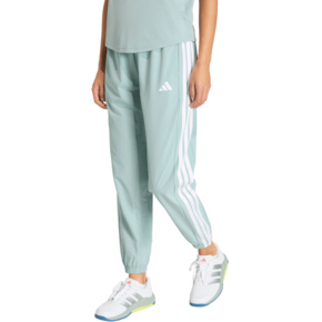 Spodnie damskie adidas Workout Essentials 3-Stripes Woven miętowe KC5494