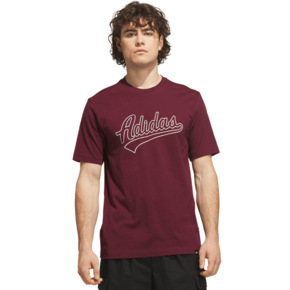 Koszulka męska adidas Varsity Tailsweep Graphic bordowa KS2180
