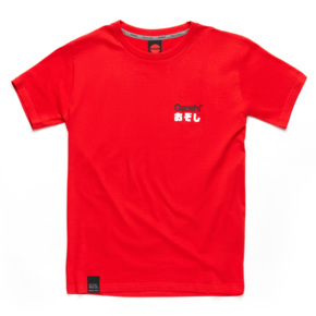 Koszulka męska Ozoshi Isao czerwona TSH O20TS005