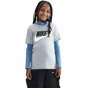 Koszulka dla dzieci Nike Sportswear szara FZ5178 064
