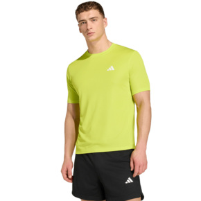 Koszulka męska adidas Workout Essentials Base limonkowa KD5472