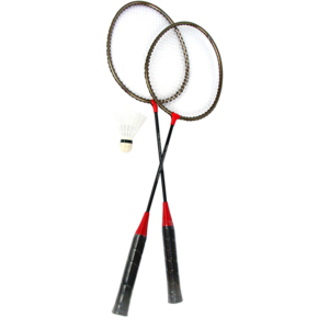 Zestaw do badmintona Spokey Badmnset 1 czarno-czerwony 83371  