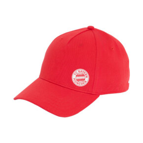 Czapka z daszkiem adidas FC Bayern Munich Essentials czerwona IA2333