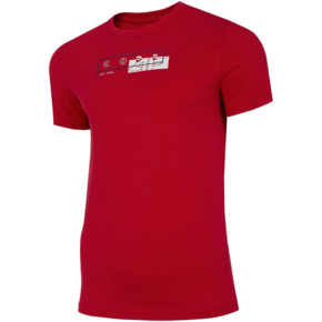 Koszulka męska 4F czerwona H4L21 TSM021 62S