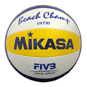 Piłka siatkowa plażowa Mikasa VXT30 zółto-niebieska 