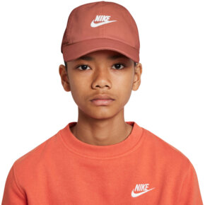 Czapka z daszkiem dla dzieci Nike Club pomarańczowa FB5063 209