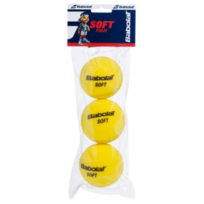 Piłki tenisowe juniorskie Babolat Soft Foam 3szt żółte 501058