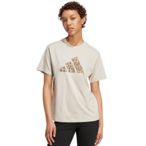 Koszulka damska adidas Animal Graphic beżowa JM4423