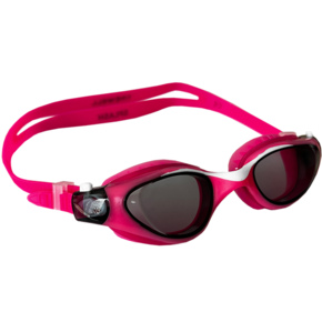 Okulary pływackie dla dzieci Crowell GS23 Splash różowo-czarne 