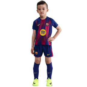 Komplet dla małych dzieci Nike FC Barcelona 2025/26 Stadium Home granatowo-bordowy HJ5619 456