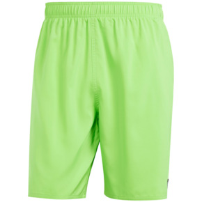 Spodenki kąpielowe męskie adidas Solid CLX Classic-Length limonkowe IR6217