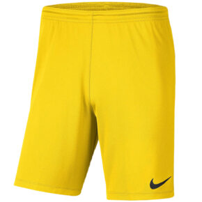 Spodenki dla dzieci Nike Dry Park III NB K żółte BV6865 718