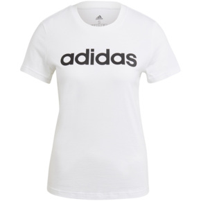 Koszulka damska adidas Essentials Linear biała GL0768