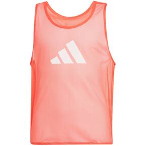 Znacznik dla dzieci adidas Training BIB 24 junior koralowy JF3249