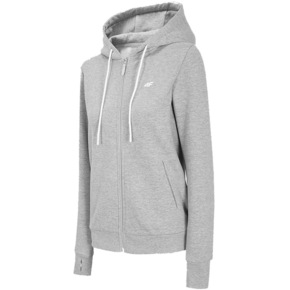Bluza damska 4F chłodny jasny szary melanż NOSH4 BLD004 27M