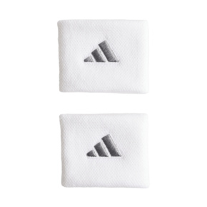 Frotka na rękę adidas Tennis Wristband Small 2 szt. biała S KV9218
