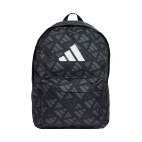 Plecak adidas Classic Monogram Graphic czarno-szary JX1257