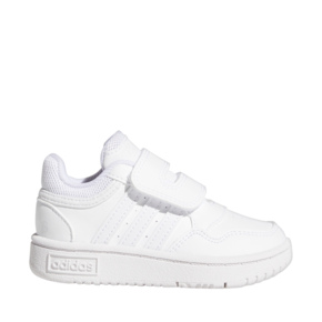Buty dla dzieci adidas Hoops 3.0 białe GW0442