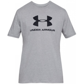 Koszulka męska Under Armour Sportstyle Logo SS szara 1329590 036