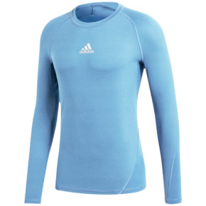 Koszulka męska adidas Alphaskin błękitna DT6614 