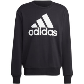 Bluza męska adidas Essentials French Terry Big Logo czarna IC9324