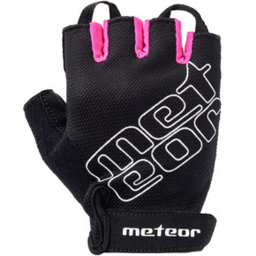 Rękawiczki rowerowe Meteor GL Gel 35 różowe 26141-26142-26143