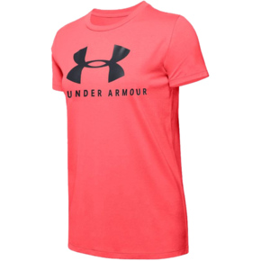 Koszulka Under Armour Graphic Sportstyle Classiccrew koralowa 1346844 820