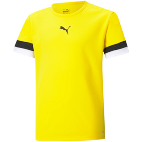 Koszulka dla dzieci Puma teamRISE Jersey Jr żółta 704938 07