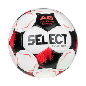Piłka nożna Select FB Flash Turf v26 Fifa Basic 365.A1N biało-czarno-czerwona 110056