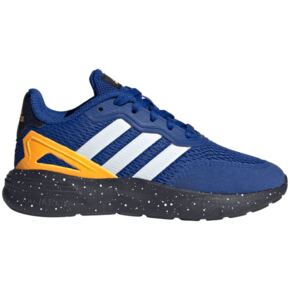 Buty dla dzieci adidas Nebzed Lifestyle Lace Running niebieskie ID2456
