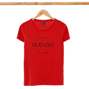 Koszulka damska Outhorn czerwona HOL21 TSD606A 62S