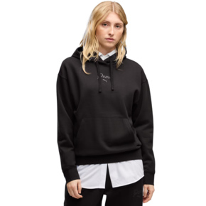 Bluza damska Puma ESS Script Comfort Hoodie czarna 694136 01