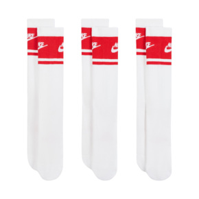 Skarpety Nike Everyday Elevated Crew 3 pary biało-czerwone IM7949 900