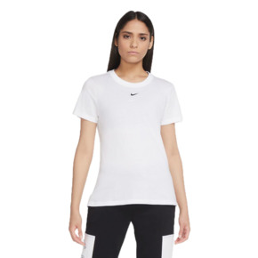 Koszulka damska Nike NSW Essntl Tee Ss Crew Lbr biała CZ7339 101