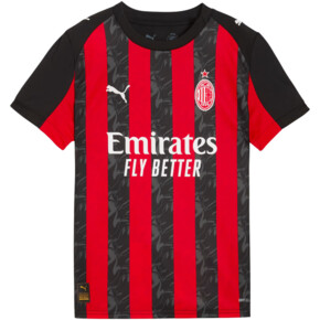 Koszulka dla dzieci Puma AC Milan Home Jersey Replica czarno-czerwona 779965 01