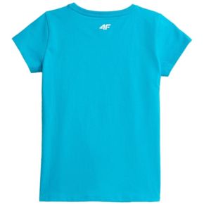 Koszulka dla dziewczynki 4F niebieska HJZ21 JTSD005A 33S