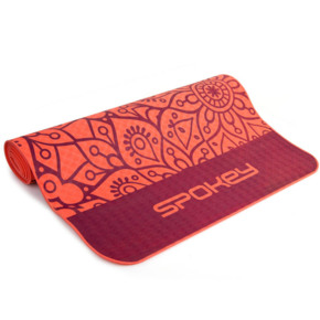 Mata do Yogi Spokey Mandala pomarańczowo-różowa 926051