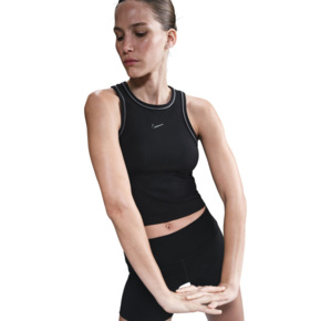 Koszulka damska Nike Dri-Fit One Fit Crop czarna IB7886 010