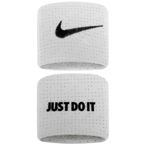 Frotki na nadgarstek Nike Dri-Fit Terry 2 szt. biało-czarne N1003468101OS