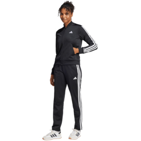 Dres damski adidas Essentials 3-Stripes TrackSuit czarny JD5434