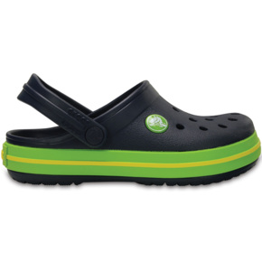 Chodaki dla dzieci Crocs Crocband Clog K granatowo-zielone 204537 4K6
