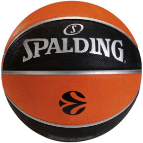 Piłka koszykowa Spalding Eurolige TF-150 pomarańczowo-czarna  84507Z