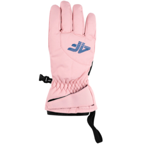 Rękawice narciarskie dla dziewczynki 4F jasny róż HJZ21 JRED001 56S