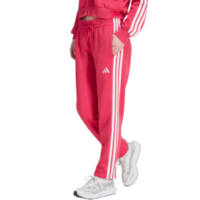 Spodnie damskie adidas Essentials 3-Stripes French Terry Cuffed różowe KF8339