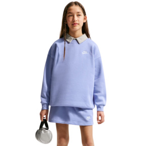 Bluza dla dzieci Nike Sportswear Club Fleece jasny fiolet FD2923 569
