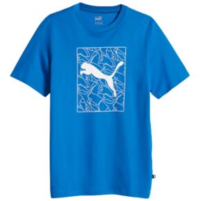 Koszulka męska Puma Graphics Cat Tee niebieska 677184 47